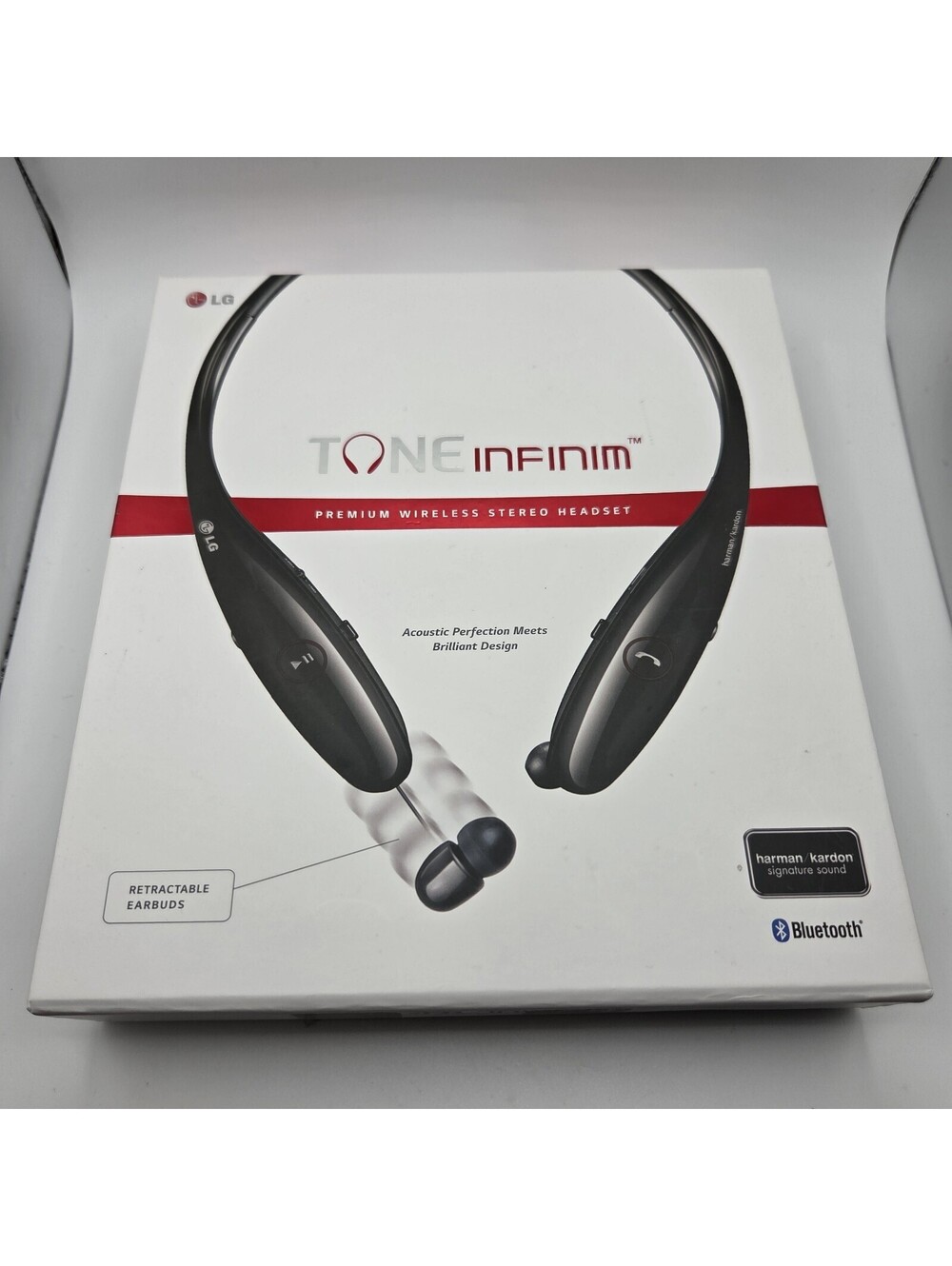 LG TONE ULTRA HBS-810 Black Neckband Headsets -JBL Sound Bluetooth - Used